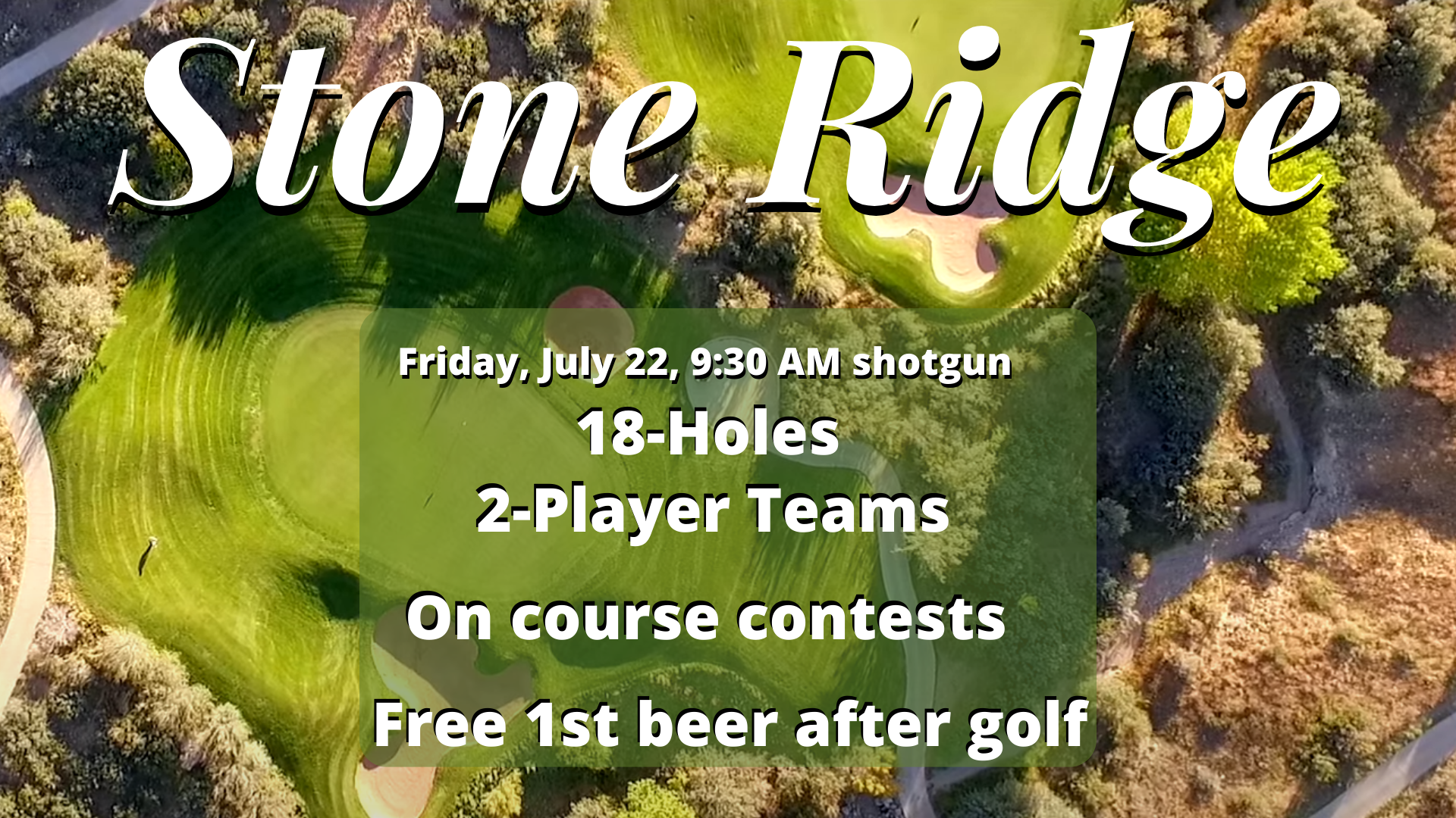 Golf tournament at Stone Ridge in prescott valley