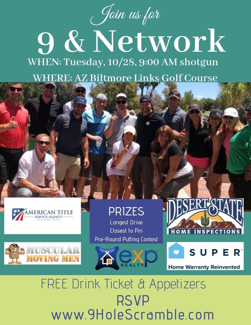 Golf and Grow has the best 9-hole networking scramble in Arizona