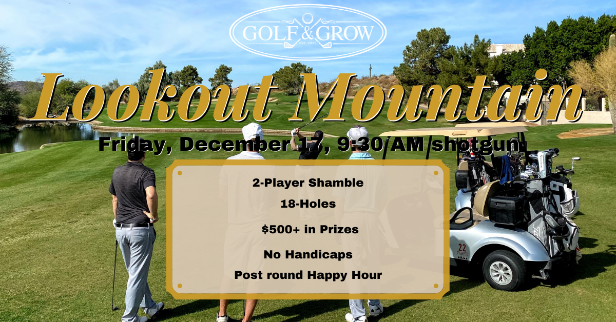 golf and grow tournament at lookout mountain